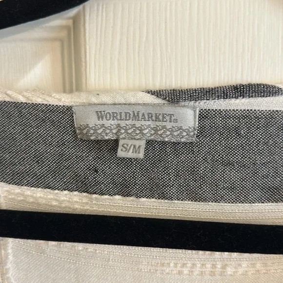 World Market Striped Tunic Dress Coverup - Picture 6 of 6